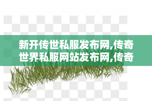 新开传世私服发布网,传奇世界私服网站发布网,传奇世界私服版本下载,传奇世界私服网站发布网