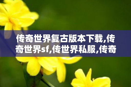 传奇世界复古版本下载,传奇世界sf,传世界私服,传奇世界sf