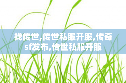 找传世,传世私服开服,传奇sf发布,传世私服开服