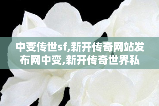 中变传世sf,新开传奇网站发布网中变,新开传奇世界私服,新开传奇网站发布网中变