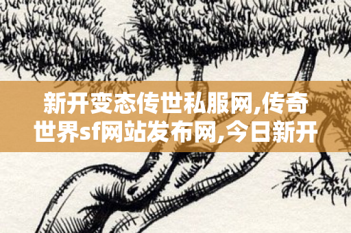 新开变态传世私服网,传奇世界sf网站发布网,今日新开传奇世界网站,传奇世界sf网站发布网