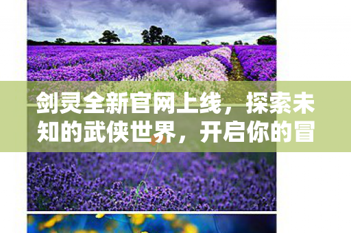 剑灵全新官网上线，探索未知的武侠世界，开启你的冒险之旅
