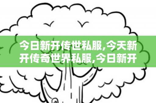 今日新开传世私服,今天新开传奇世界私服,今日新开传世私服网站,今天新开传奇世界私服