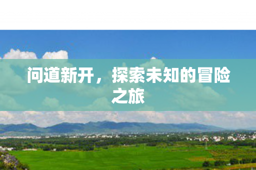 问道新开，探索未知的冒险之旅