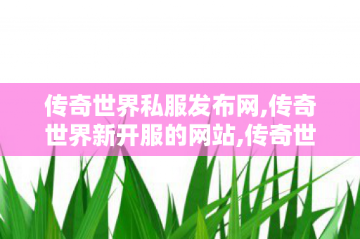 传奇世界私服发布网,传奇世界新开服的网站,传奇世界0私服,传奇世界新开服的网站