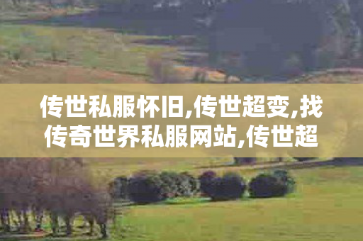 传世私服怀旧,传世超变,找传奇世界私服网站,传世超变