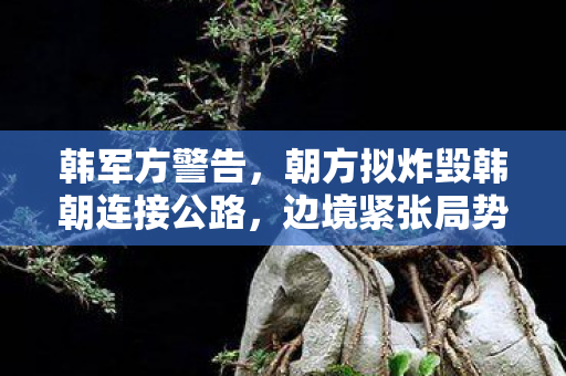 韩军方警告，朝方拟炸毁韩朝连接公路，边境紧张局势升级