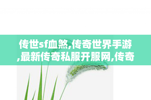 传世sf血煞,传奇世界手游,最新传奇私服开服网,传奇世界手游