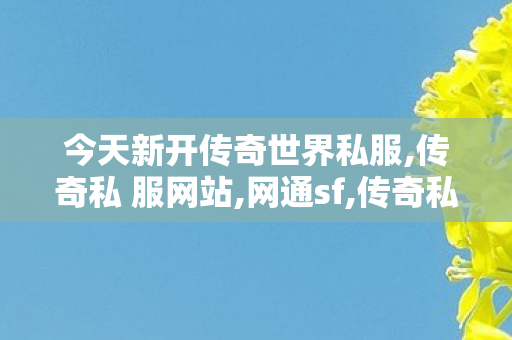今天新开传奇世界私服,传奇私 服网站,网通sf,传奇私 服网站