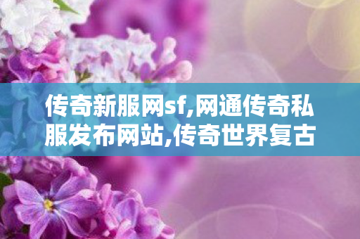 传奇新服网sf,网通传奇私服发布网站,传奇世界复古版本攻略,网通传奇私服发布网站