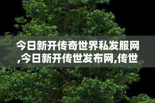 今日新开传奇世界私发服网,今日新开传世发布网,传世私服平台大全,今日新开传世发布网