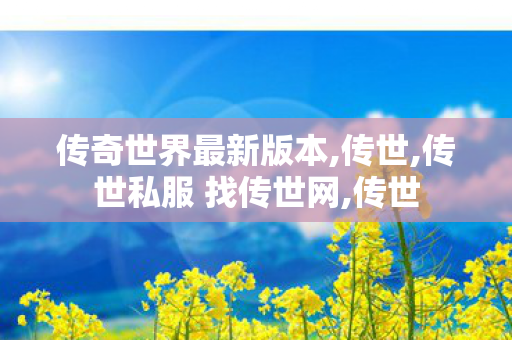 传奇世界最新版本,传世,传世私服 找传世网,传世