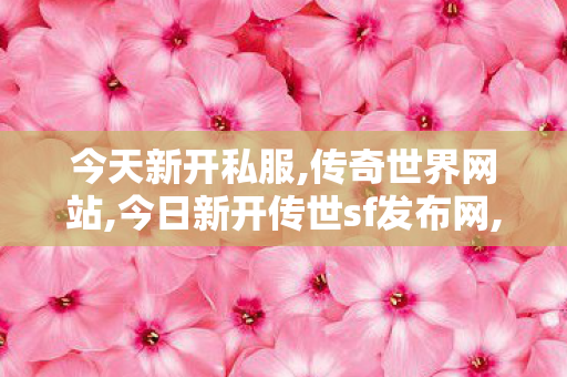 今天新开私服,传奇世界网站,今日新开传世sf发布网,传奇世界网站