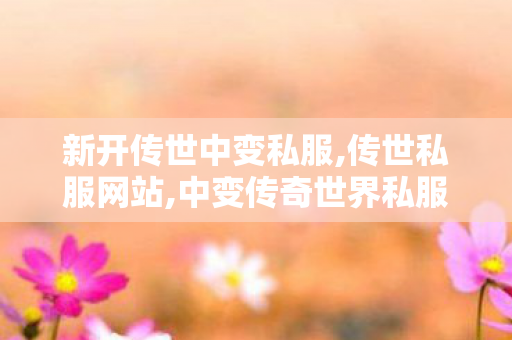 新开传世中变私服,传世私服网站,中变传奇世界私服,传世私服网站