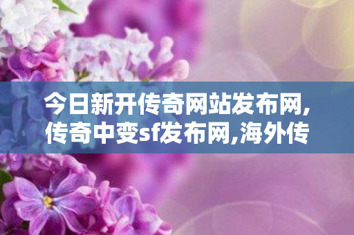今日新开传奇网站发布网,传奇中变sf发布网,海外传奇世界私服,传奇中变sf发布网
