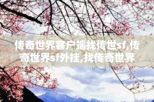 传奇世界客户端	找传世sf,传奇世界sf外挂,找传奇世界私服发布网站,传奇世界sf外挂