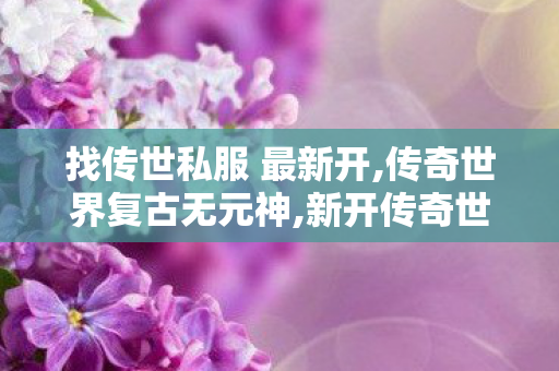 找传世私服 最新开,传奇世界复古无元神,新开传奇世界私服sf,传奇世界复古无元神