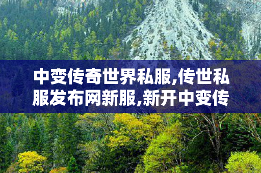 中变传奇世界私服,传世私服发布网新服,新开中变传奇私服发布网,传世私服发布网新服