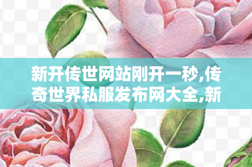 新开传世网站刚开一秒,传奇世界私服发布网大全,新开传世,传奇世界私服发布网大全