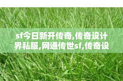 sf今日新开传奇,传奇设计界私服,网通传世sf,传奇设计界私服