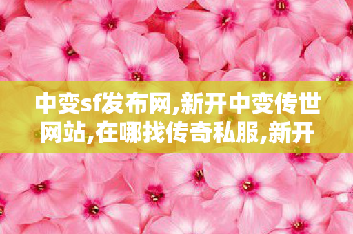 中变sf发布网,新开中变传世网站,在哪找传奇私服,新开中变传世网站