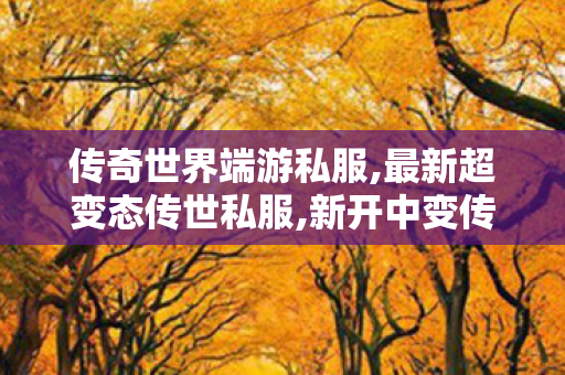 传奇世界端游私服,最新超变态传世私服,新开中变传世,最新超变态传世私服