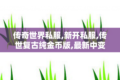 传奇世界私服,新开私服,传世复古纯金币版,最新中变传奇网站,传世复古纯金币版