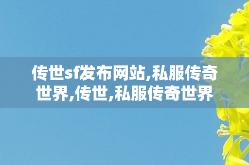 传世sf发布网站,私服传奇世界,传世,私服传奇世界