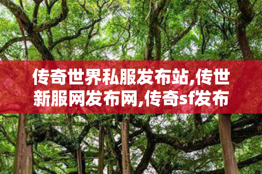 传奇世界私服发布站,传世新服网发布网,传奇sf发布,传世新服网发布网