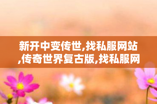 新开中变传世,找私服网站,传奇世界复古版,找私服网站