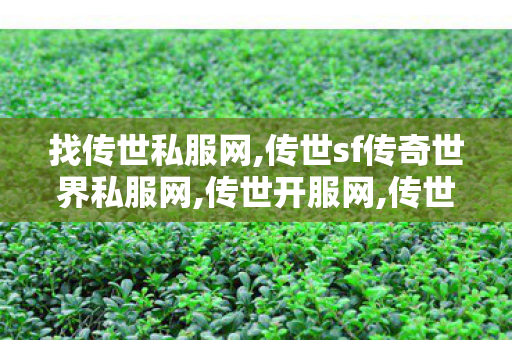 找传世私服网,传世sf传奇世界私服网,传世开服网,传世sf传奇世界私服网