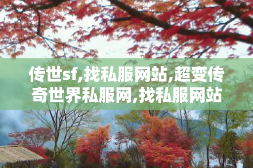 传世sf,找私服网站,超变传奇世界私服网,找私服网站