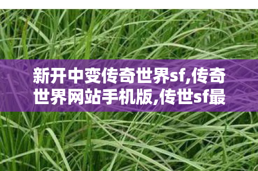 新开中变传奇世界sf,传奇世界网站手机版,传世sf最新发布网站,传奇世界网站手机版