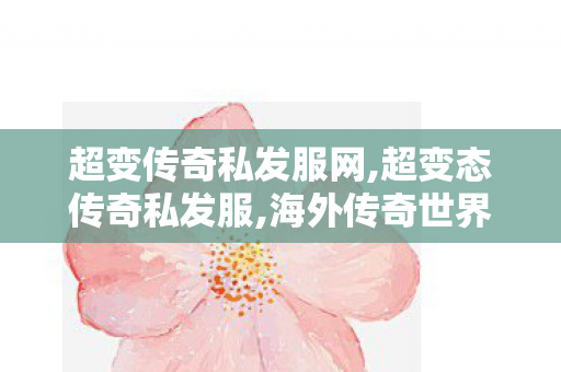超变传奇私发服网,超变态传奇私发服,海外传奇世界私服,超变态传奇私发服