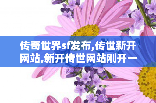 传奇世界sf发布,传世新开网站,新开传世网站刚开一秒,传世新开网站