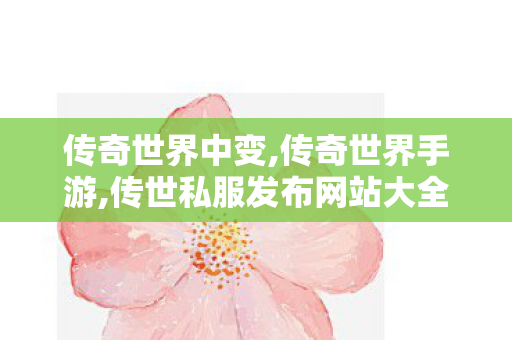传奇世界中变,传奇世界手游,传世私服发布网站大全,传奇世界手游