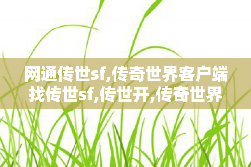 网通传世sf,传奇世界客户端	找传世sf,传世开,传奇世界客户端	找传世sf