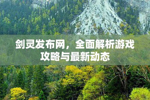 剑灵发布网，全面解析游戏攻略与最新动态