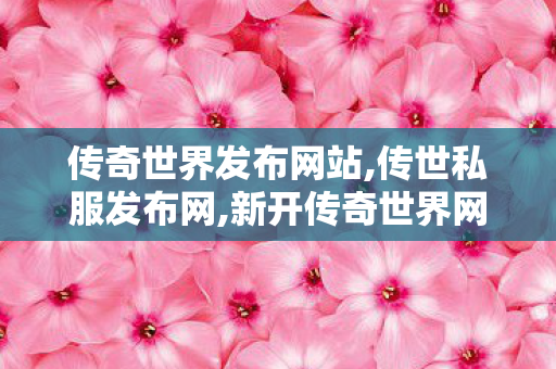 传奇世界发布网站,传世私服发布网,新开传奇世界网站中变,传世私服发布网