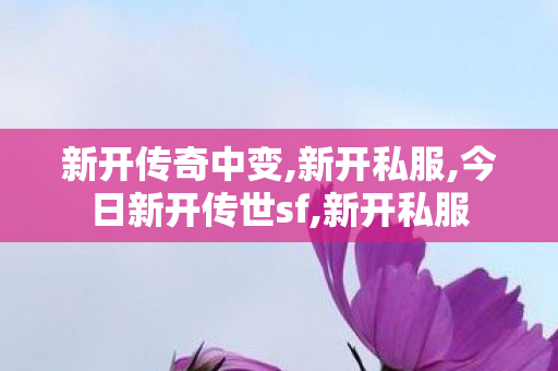 新开传奇中变,新开私服,今日新开传世sf,新开私服