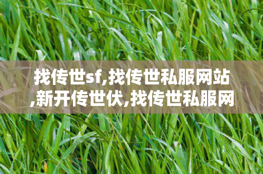 找传世sf,找传世私服网站,新开传世伏,找传世私服网站