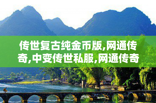 传世复古纯金币版,网通传奇,中变传世私服,网通传奇