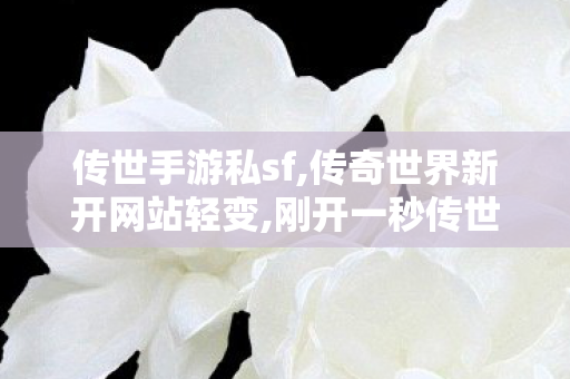 传世手游私sf,传奇世界新开网站轻变,刚开一秒传世,传奇世界新开网站轻变