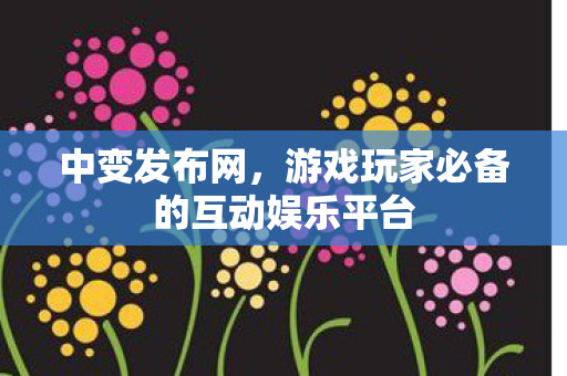 中变发布网，游戏玩家必备的互动娱乐平台