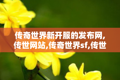 传奇世界新开服的发布网,传世网站,传奇世界sf,传世网站