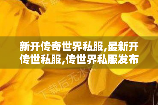 新开传奇世界私服,最新开传世私服,传世界私服发布网,最新开传世私服