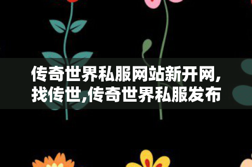 传奇世界私服网站新开网,找传世,传奇世界私服发布站,找传世