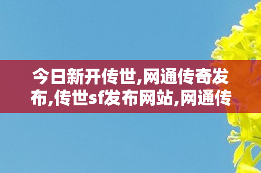 今日新开传世,网通传奇发布,传世sf发布网站,网通传奇发布