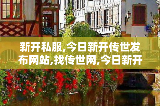新开私服,今日新开传世发布网站,找传世网,今日新开传世发布网站