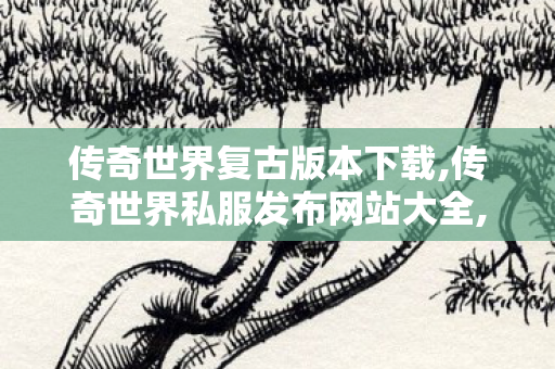 传奇世界复古版本下载,传奇世界私服发布网站大全,刚开一秒中变传奇发布网,传奇世界私服发布网站大全